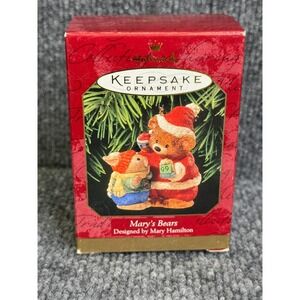 Hallmark Keepsake Ornament 1999 Mary's Bears Santa Bear Xmas Mary Hamilton QX556